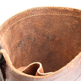1920s Men's Brown Leather Lace Up Monkey Boots