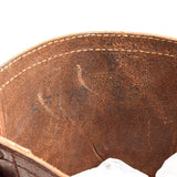 1920s Men's Brown Leather Lace Up Monkey Boots
