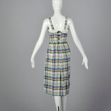 1950s Plaid Dress and Jacket with Patch Pockets