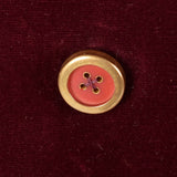 1970s Burgundy Velvet Maxi Coat
