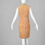 1960s Burnout Silk Velvet Dress Set