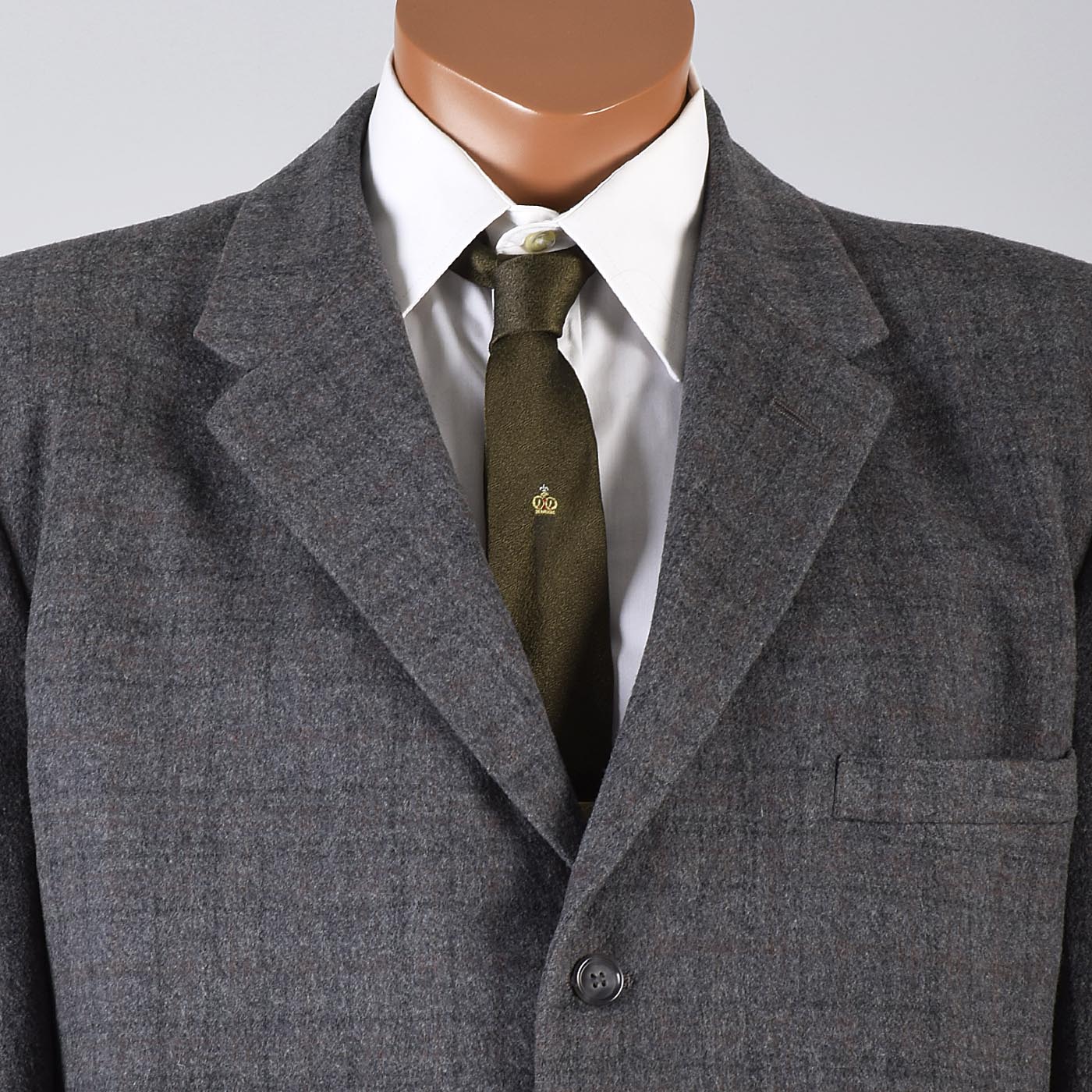 1950s Men's Winter Suit in Very Heavy Weight Wool