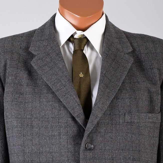 1950s Men's Winter Suit in Very Heavy Weight Wool