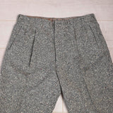 1950s Men's Multicolored Fleck Wool Tweed Two Piece Suit with Hollywood Waist Pants
