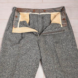 1950s Men's Multicolored Fleck Wool Tweed Two Piece Suit with Hollywood Waist Pants