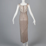 1990s Dolce & Gabbana Mesh Maxi Dress