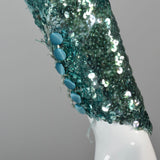Extraordinary 1930s Green Sequined Evening Gown