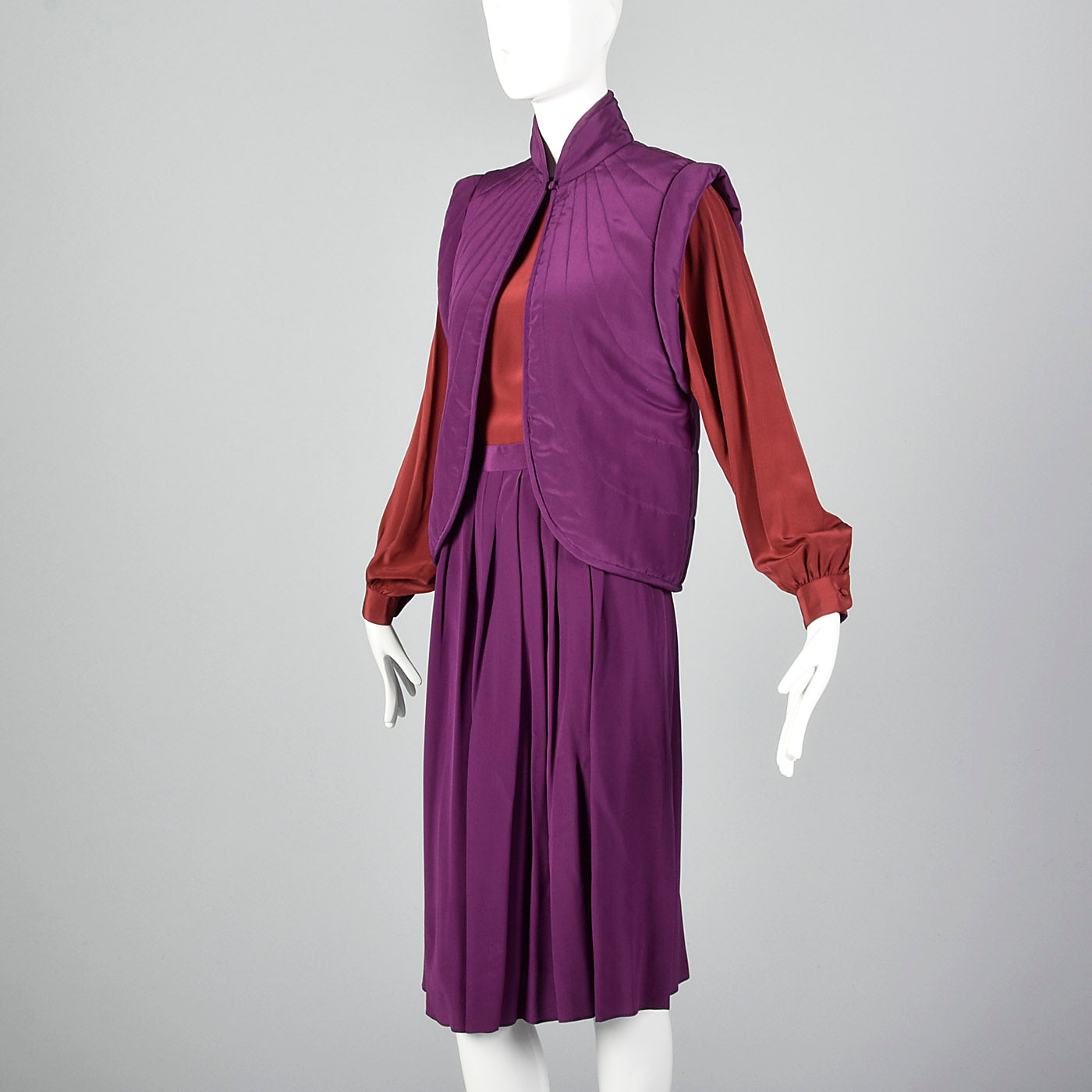 1980s Pierre Cardin Three Piece Silk Set