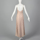 1940s Blush Evening Gown with Dramatic Bust
