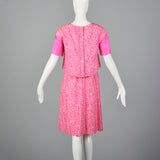 1960s Hot Pink Dress Set