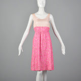 1960s Hot Pink Dress Set