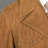 1960s Mens Suede Leather Shooting Jacket