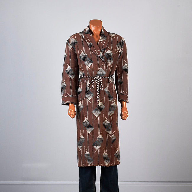 1940s Men's Beacon Blanket Robe, Like the Robe Worn by Dr Reid in Criminal Minds
