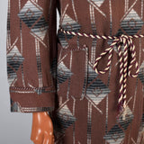1940s Men's Beacon Blanket Robe, Like the Robe Worn by Dr Reid in Criminal Minds