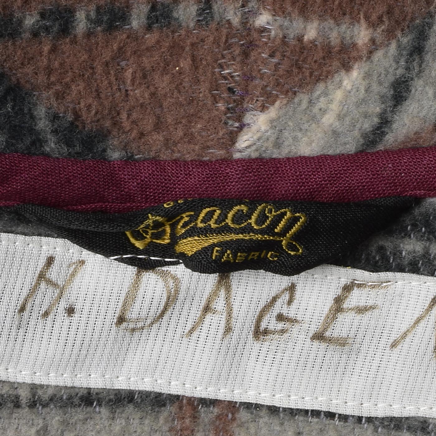 1940s Men's Beacon Blanket Robe, Like the Robe Worn by Dr Reid in Criminal Minds