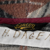 1940s Men's Beacon Blanket Robe, Like the Robe Worn by Dr Reid in Criminal Minds
