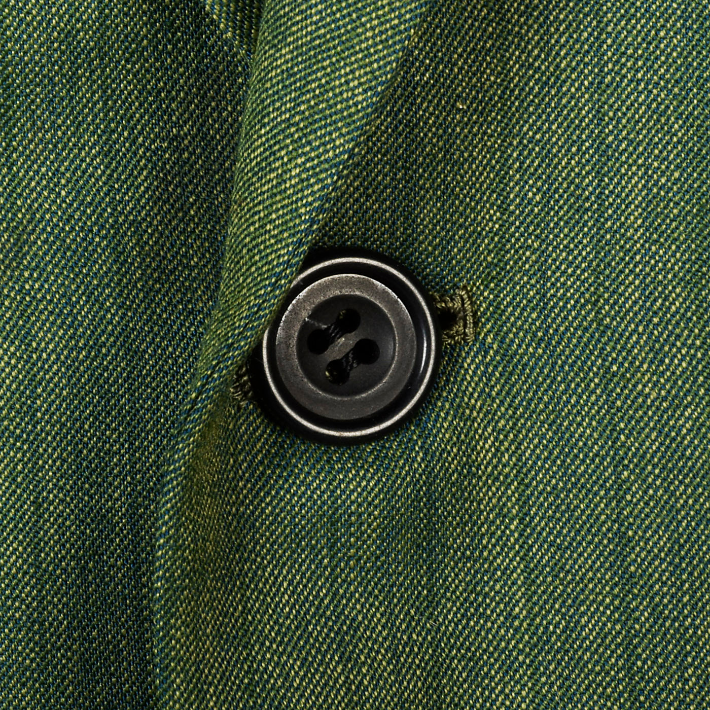 1960s Men's Emerald Green Two Piece Suit with Pinstripes