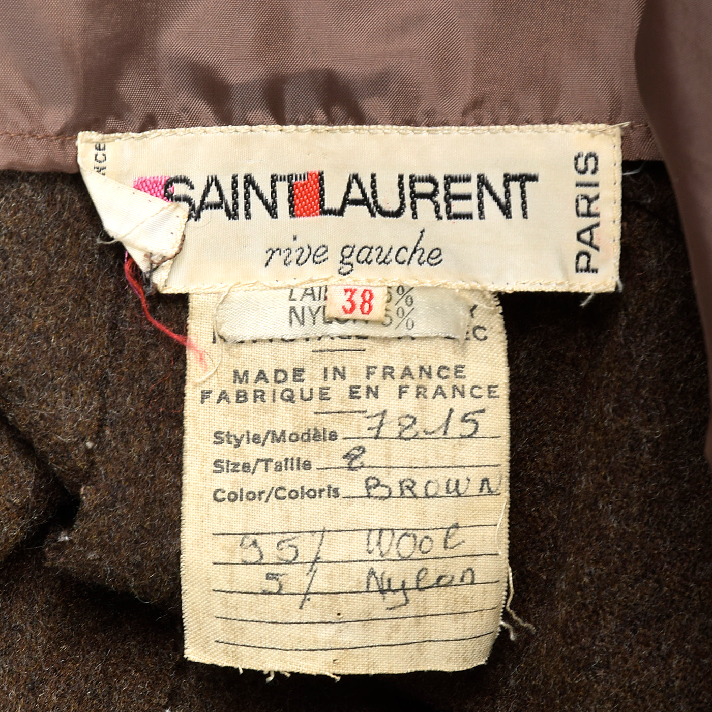 1970s Yves Saint Laurent Loose Wool Inverness Cape Coat