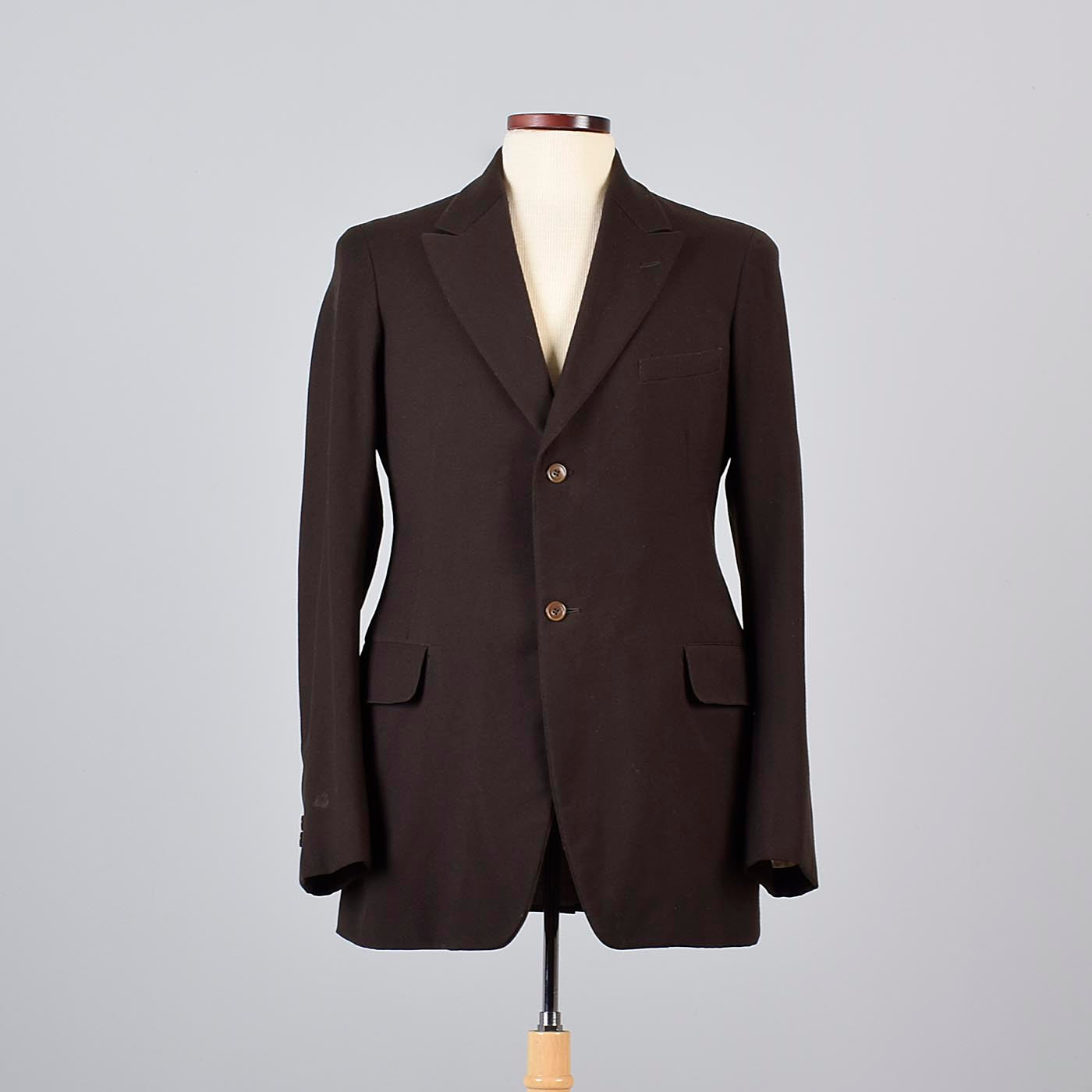 1920s Men's Brown Wool Jacket