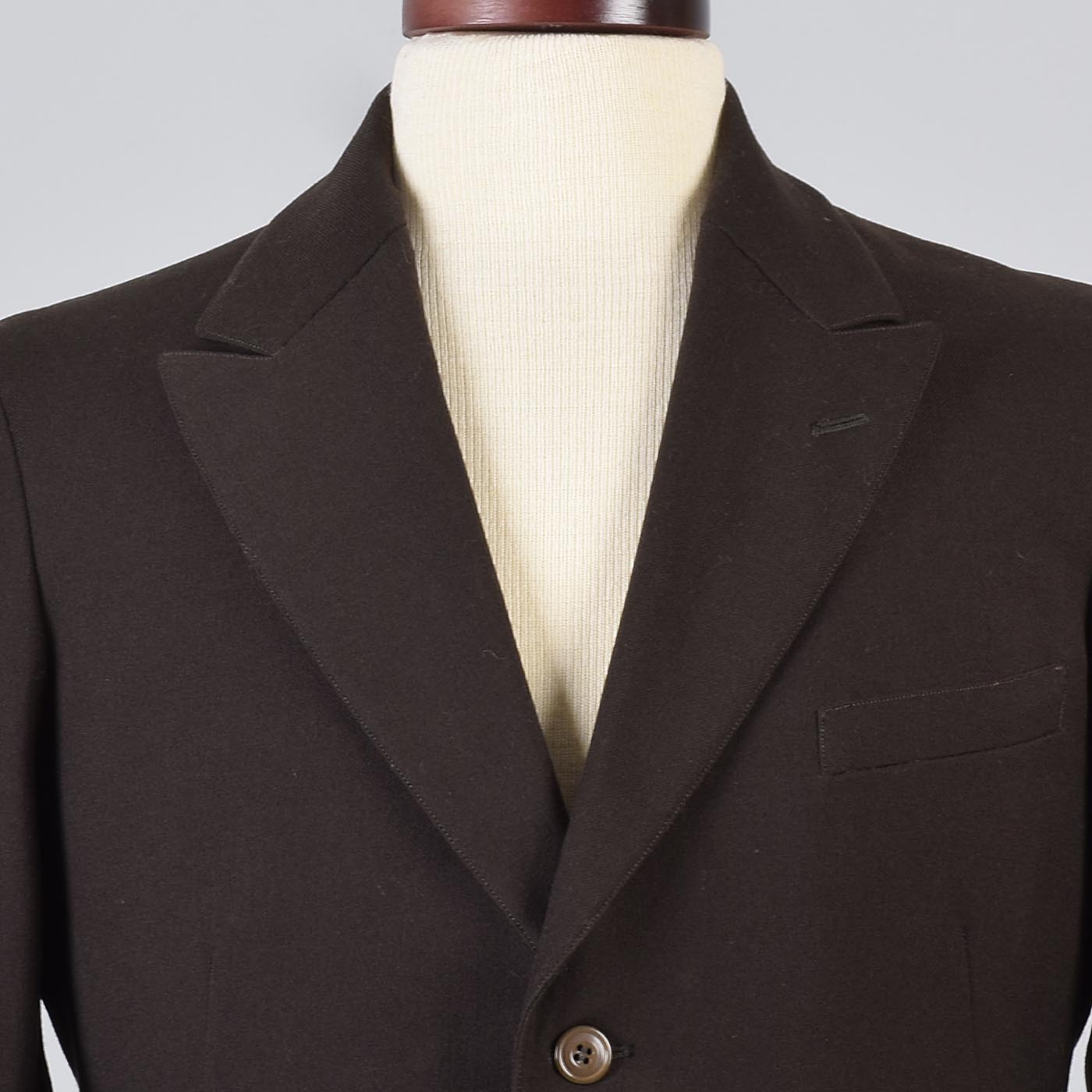 1920s Men's Brown Wool Jacket