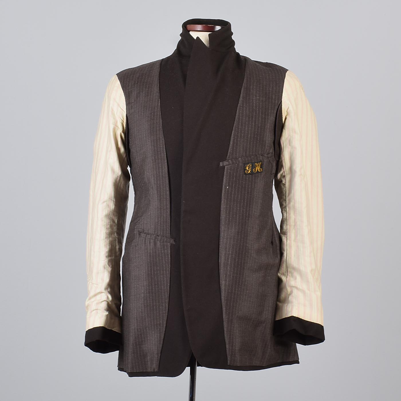 1920s Men's Brown Wool Jacket