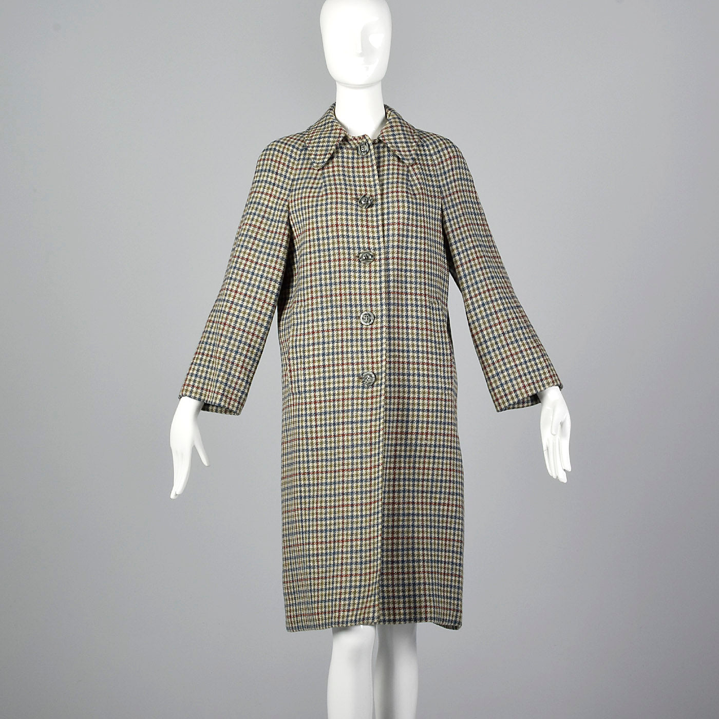 1970s Scottish Tweed Inverness Style Cape Coat