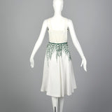 1950s Novelty Fern Dress