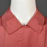 1970s Calvin Klein Minimalist Silk Dress