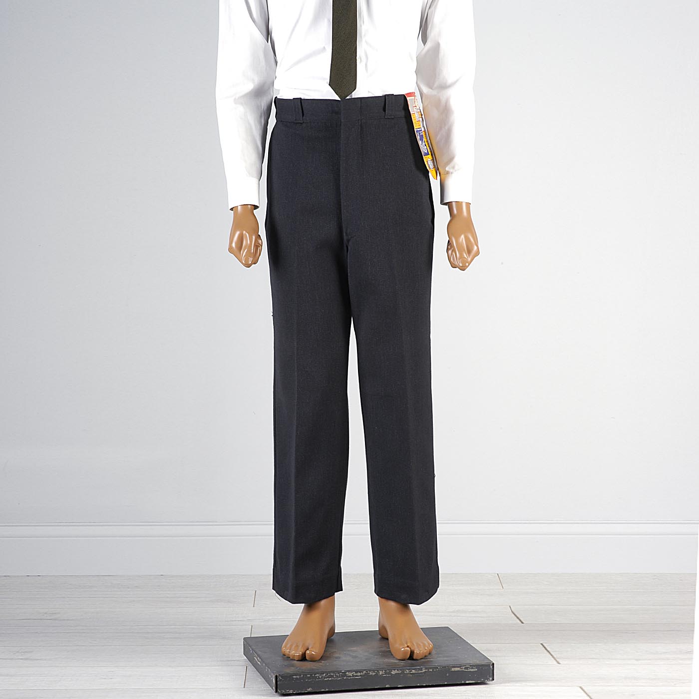 Deadstock 1950s Men's Big Yank Salt & Pepper Pants Sanforized Workwear