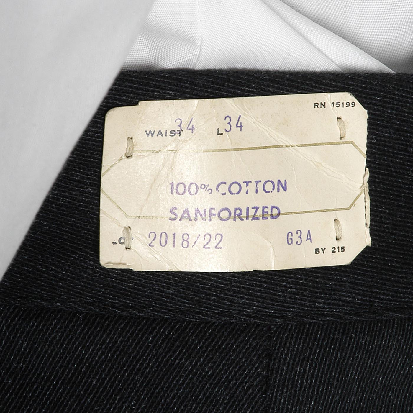 Deadstock 1950s Men's Big Yank Salt & Pepper Pants Sanforized Workwear