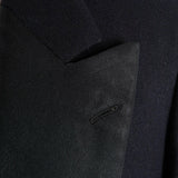 1930s Men's Navy Blue Peak Lapel Tuxedo Jacket