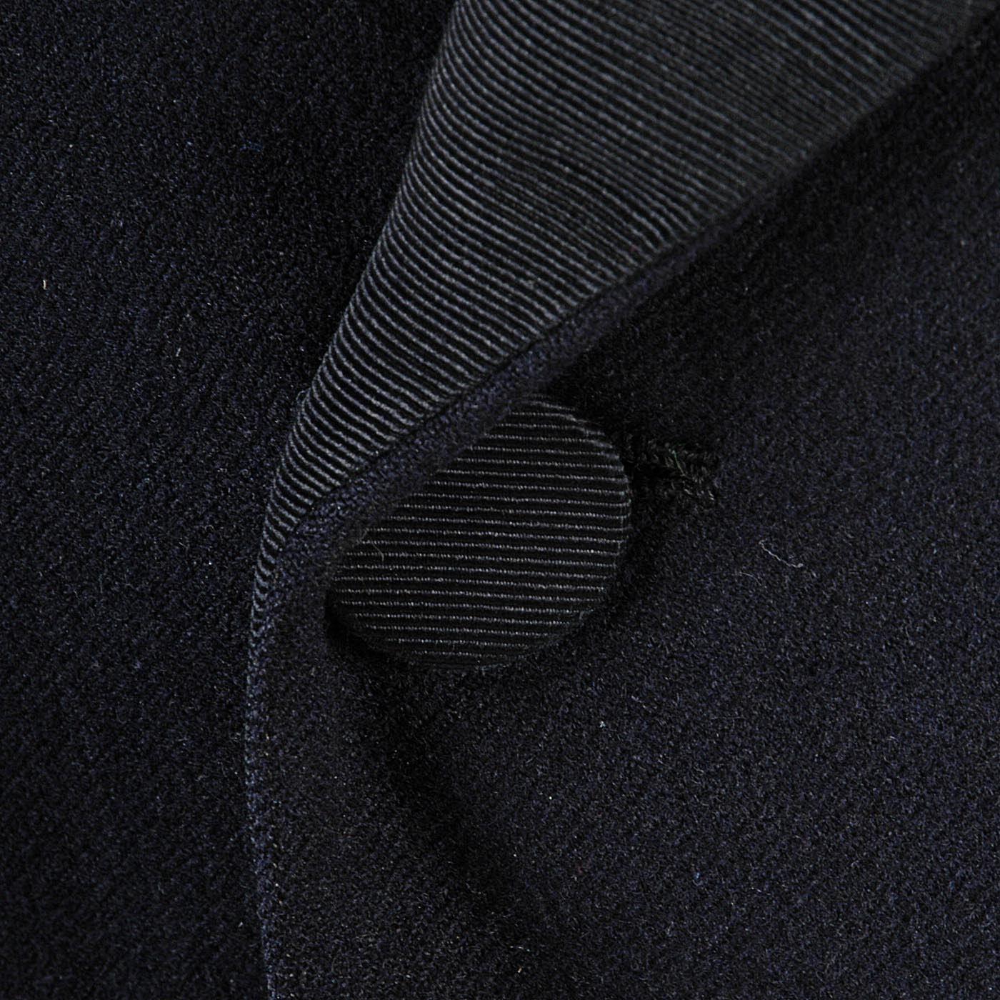1930s Men's Navy Blue Peak Lapel Tuxedo Jacket