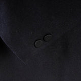 1930s Men's Navy Blue Peak Lapel Tuxedo Jacket