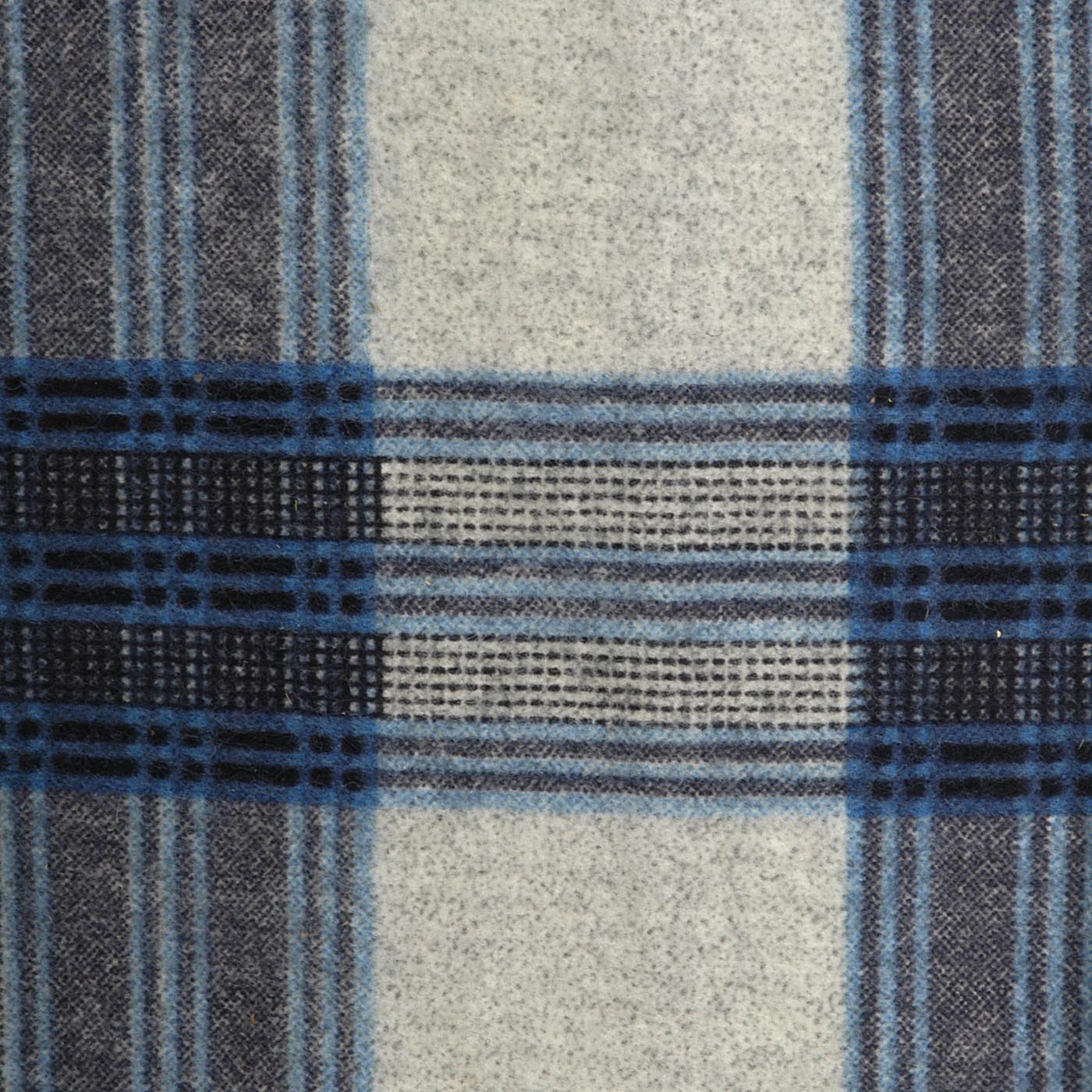 Deadstock 1950s Men's Blue Plaid Flannel Shirt