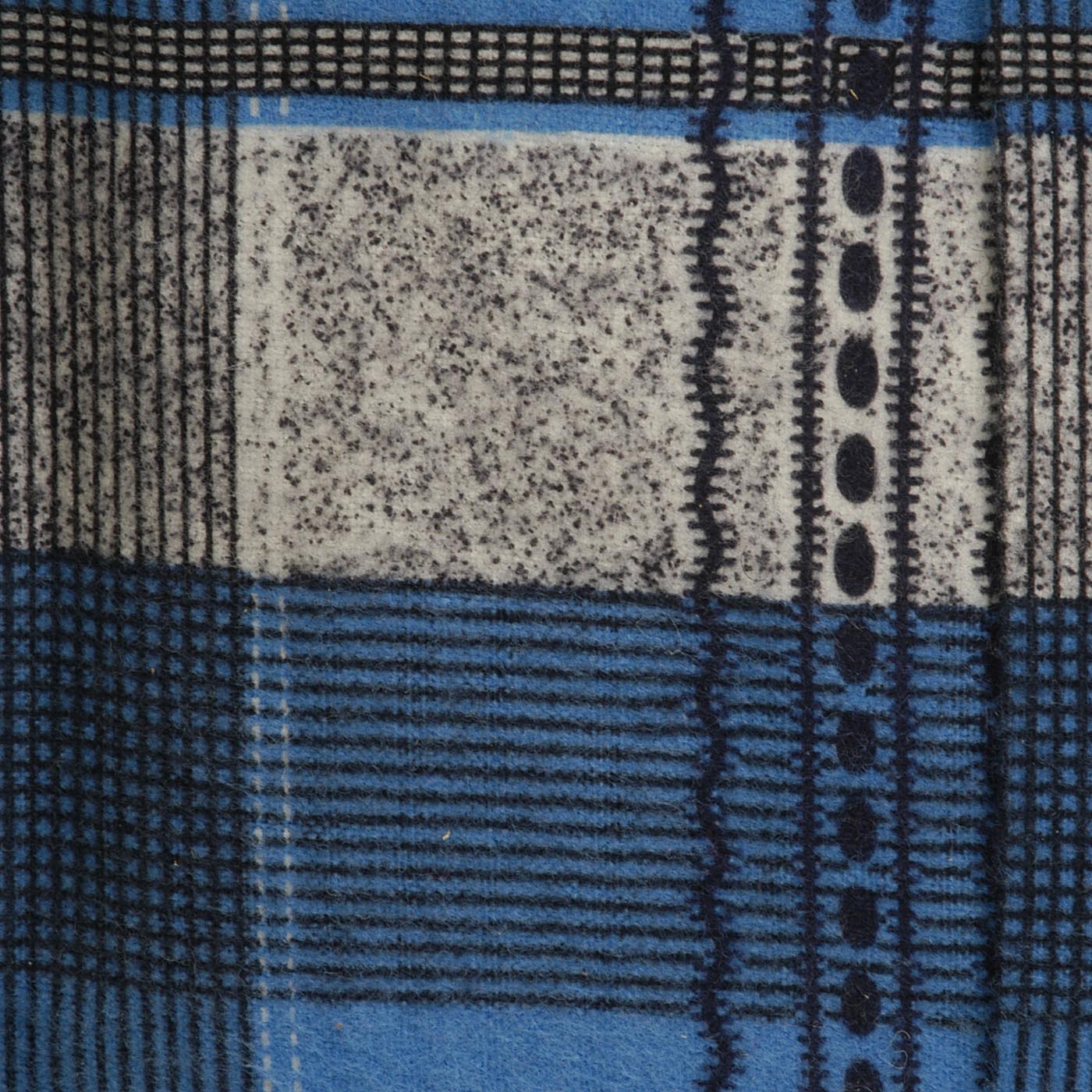 Deadstock 1950s Men's Pilgrim Blue Flannel Shirt