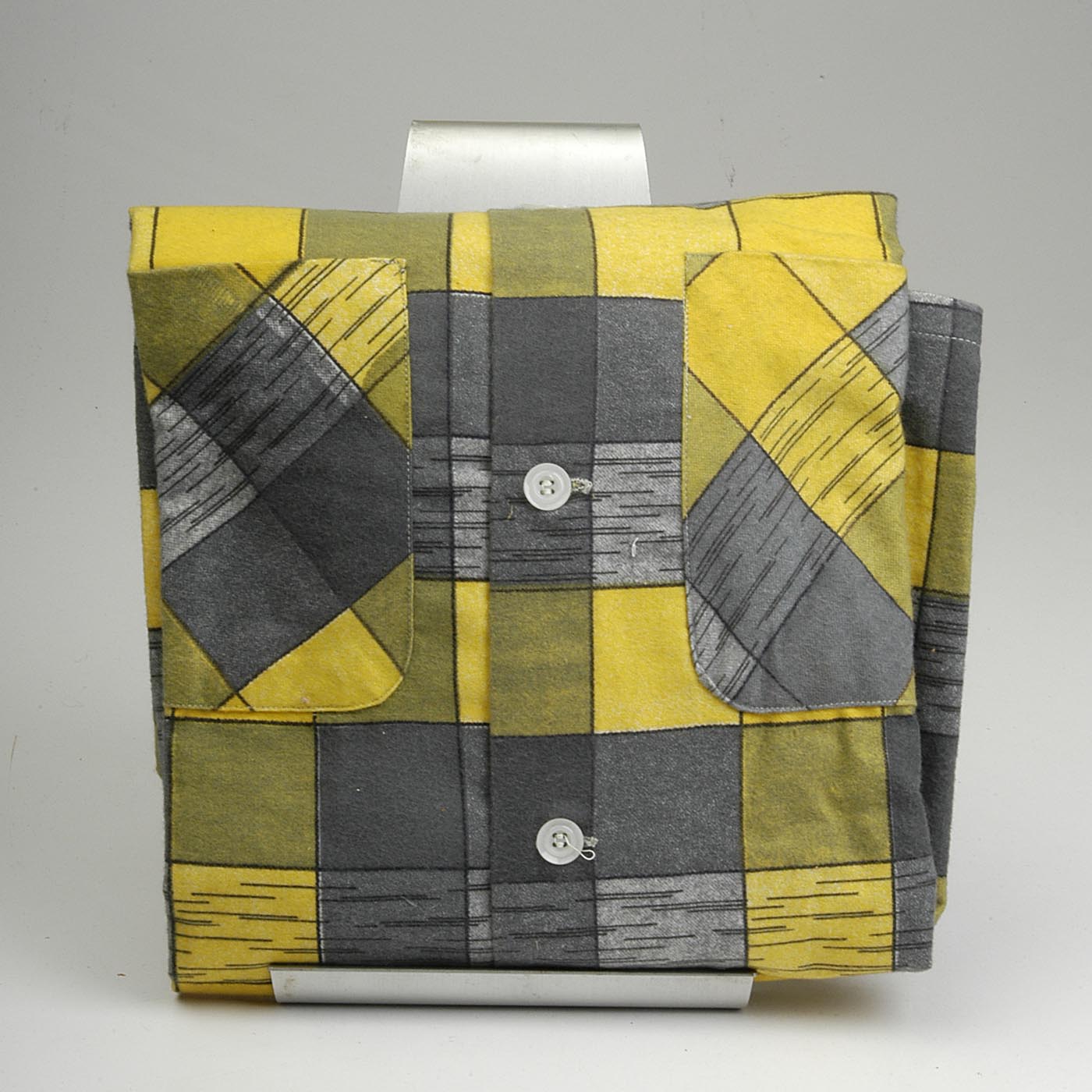 Deadstock 1950s Men's Yellow Flannel Shirt