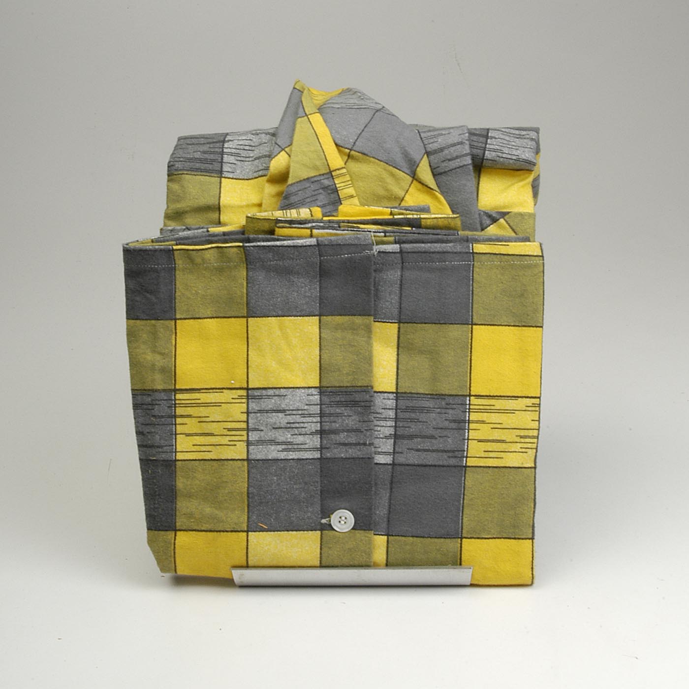Deadstock 1950s Men's Yellow Flannel Shirt