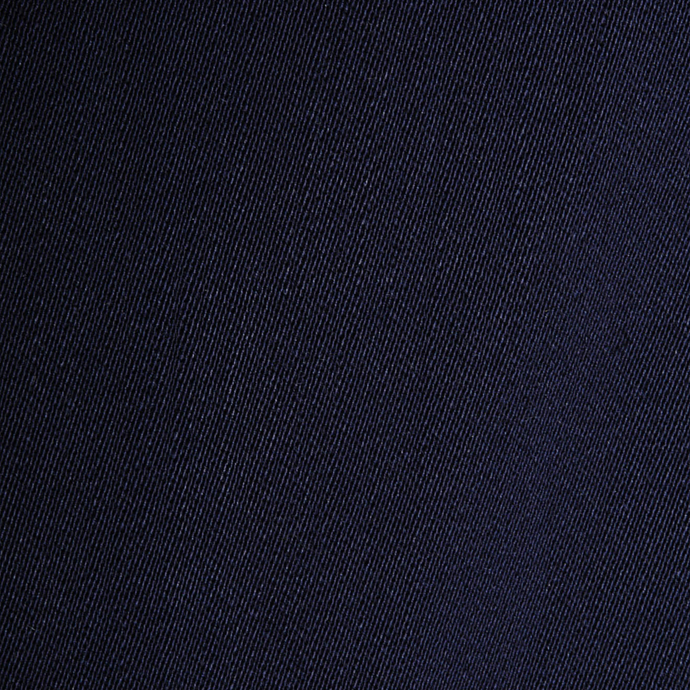 1950s Men's Heavy Duty Navy Blue Gabardine Winter Coat with Mouton Fur Collar
