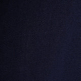1950s Men's Heavy Duty Navy Blue Gabardine Winter Coat with Mouton Fur Collar