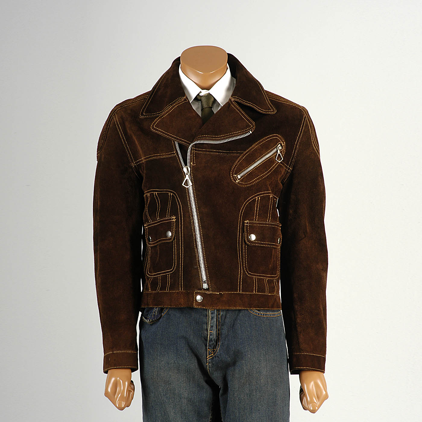 1970s Men's El Toro Bravo Leather Jacket
