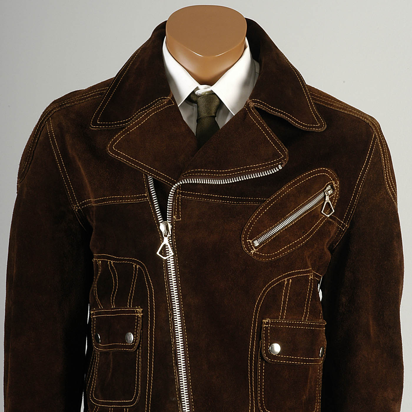 1970s Men's El Toro Bravo Leather Jacket