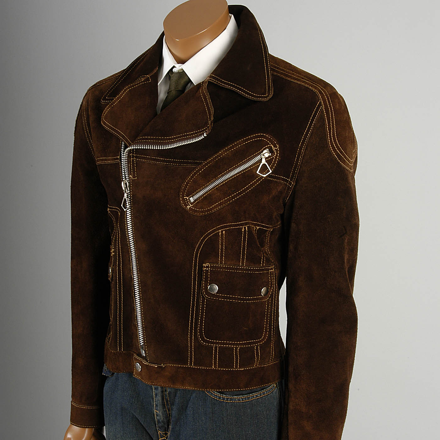 1970s Men's El Toro Bravo Leather Jacket