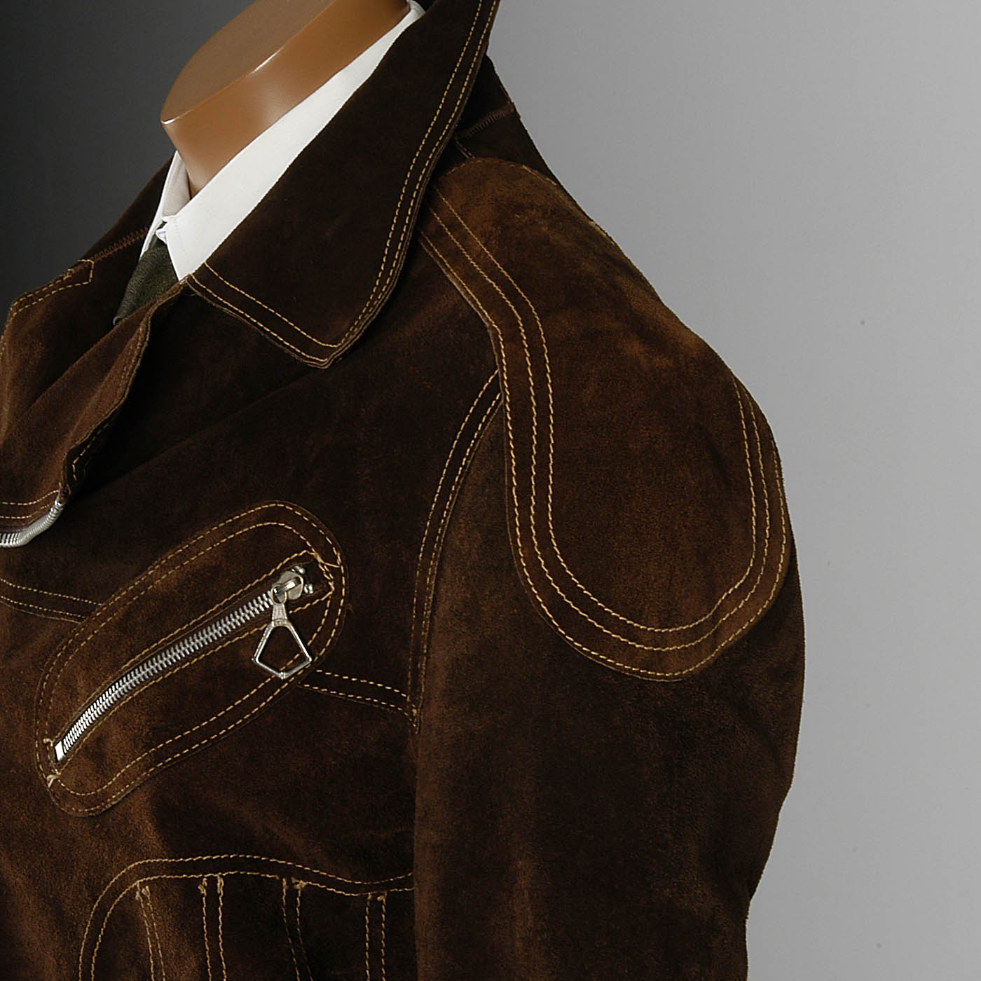 1970s Men's El Toro Bravo Leather Jacket