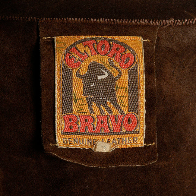 1970s Men's El Toro Bravo Leather Jacket