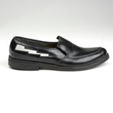 sz 11 Deadstock 1950s Men's Rockabilly Loafers with White Lightning Bolts