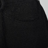 Small 1920s Knit Belted Cardigan