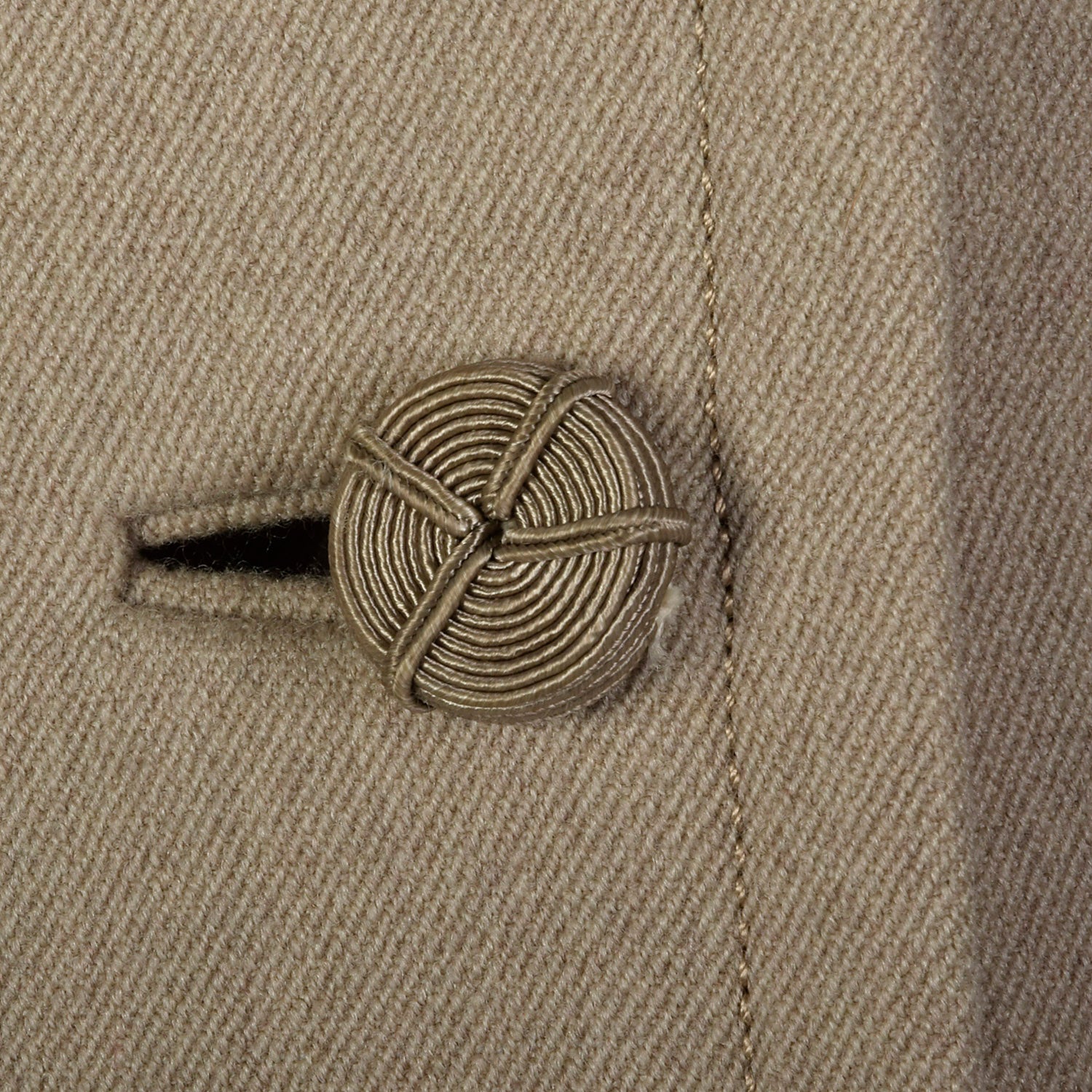 Medium 1960s Tan Three Piece Wool Skirt Suit