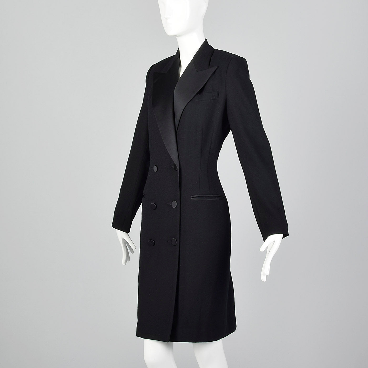 1980s Brooks Brothers Tuxedo Dress