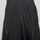 Small Balenciaga Dress Slinky Silk Bias Cut Black Dress