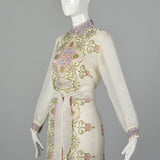 Medium Alfred Shaheen 1970s Bohemian Dress